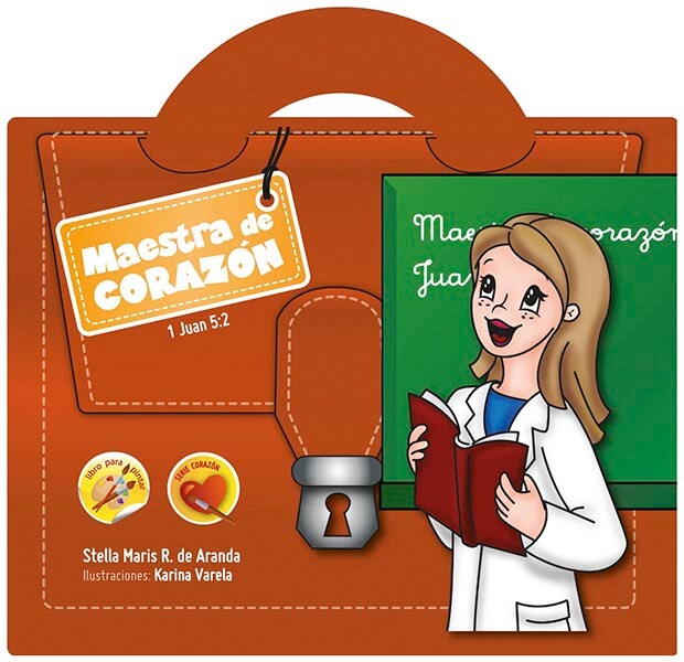 Serie corazón: Maestra de corazón (para pintar)