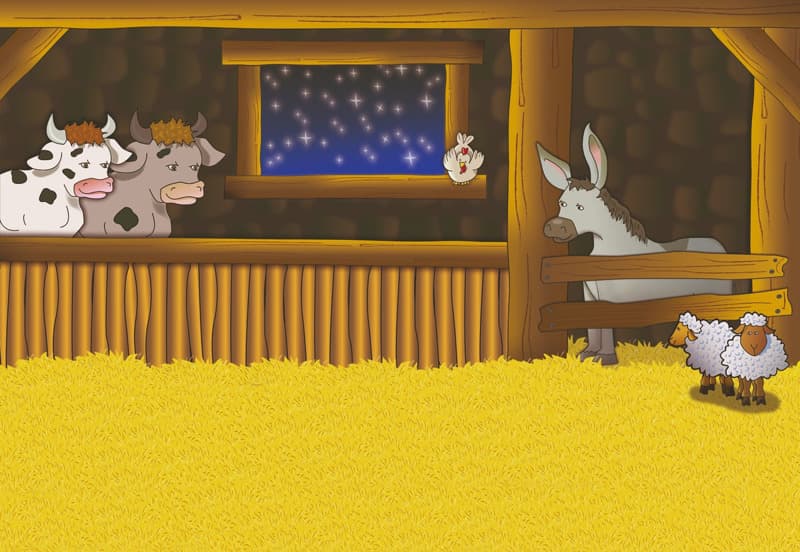 Fondo papel: Pesebre