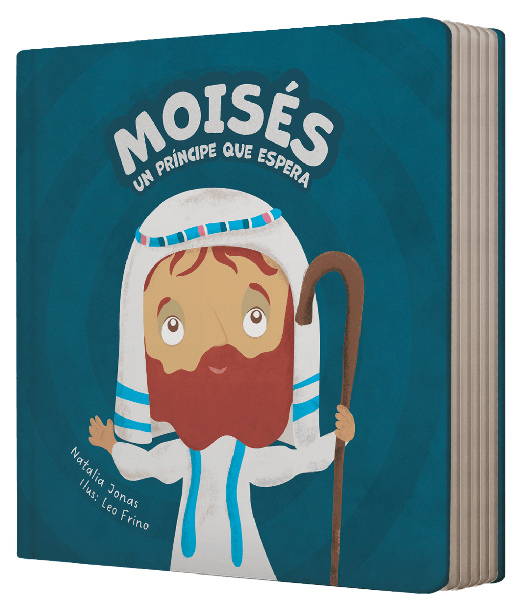 Libro cartón: Serie personajes - Moisés