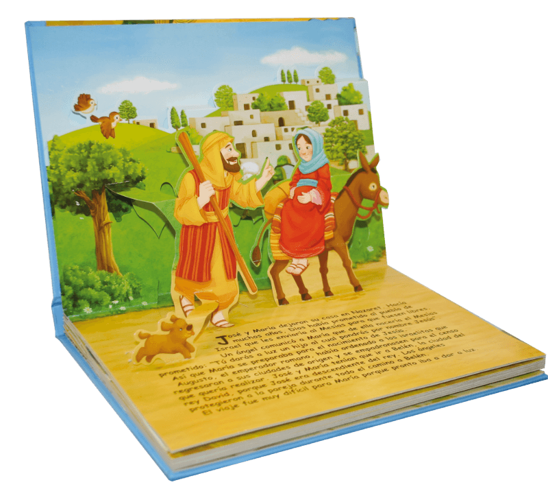 Serie en Pop Up - El nacimiento del niño Jesús