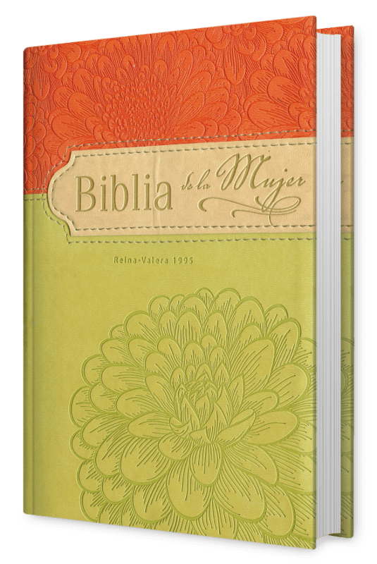 Biblia de la Mujer RV95 - Verde y Naranja