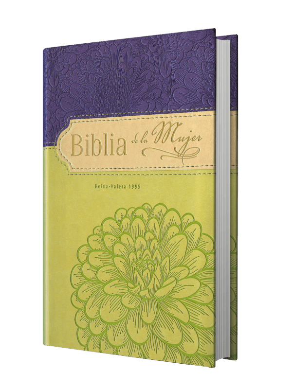 Biblia de la Mujer RV95 - Verde y Violeta