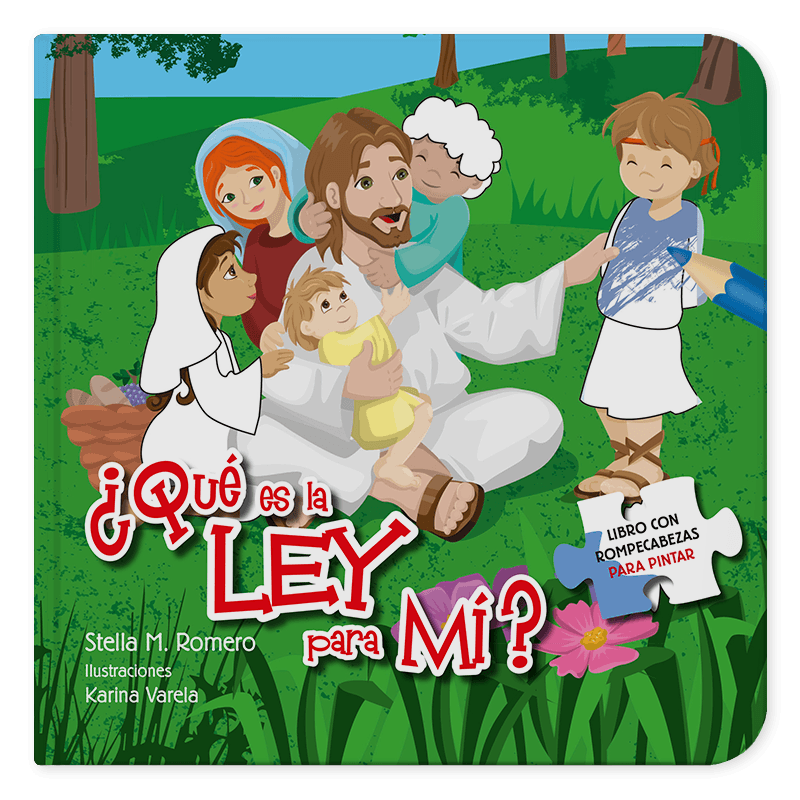 Libro con rompecabezas ¿Qué es la ley para mí?