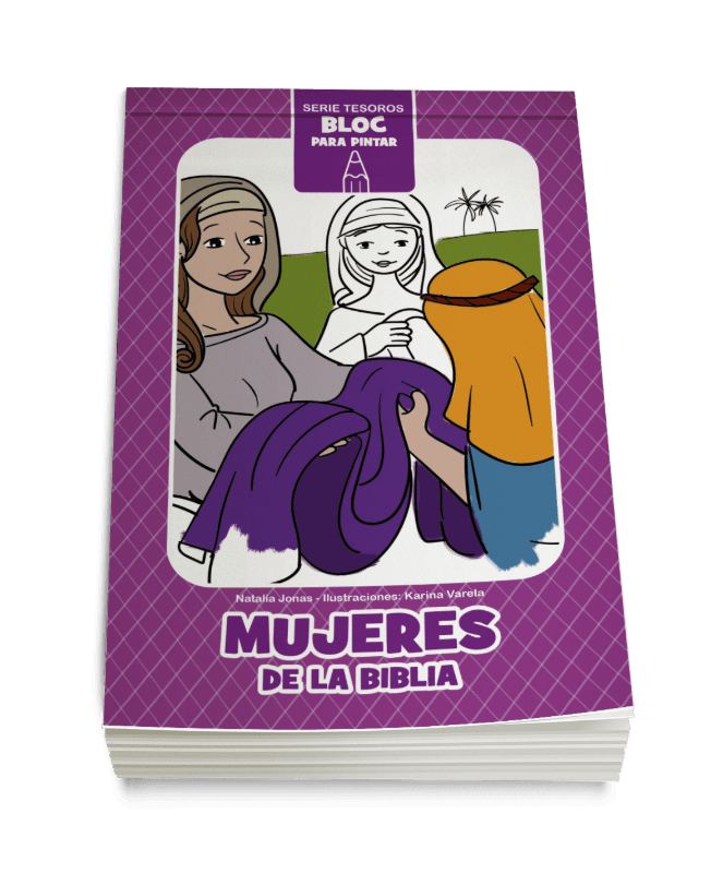 Serie Tesoros - Bloc para pintar: Mujeres de la Biblia