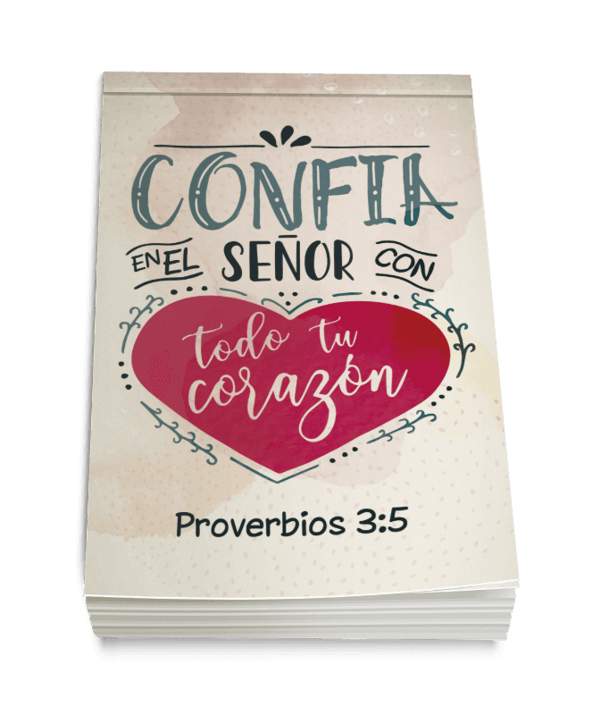 Anotador con versículo – Corazón