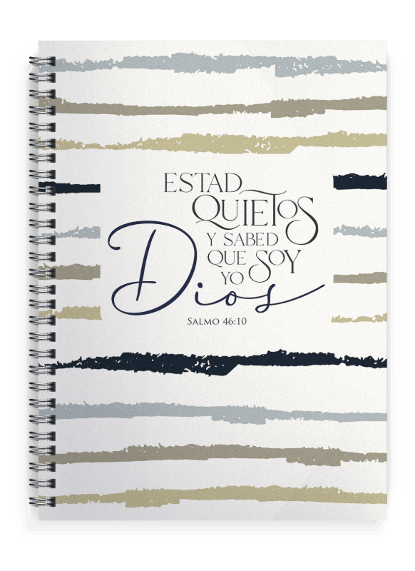 Cuaderno con versículo – Rayas neutro
