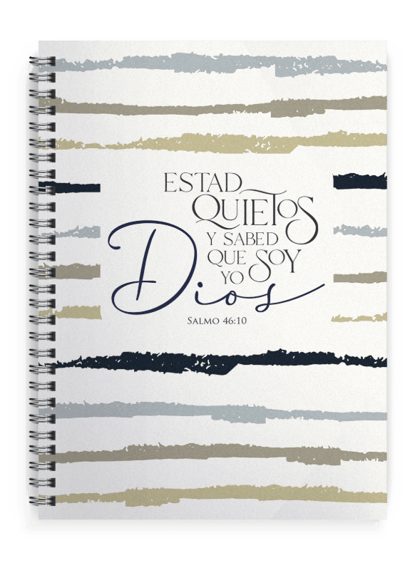 Cuaderno con versículo – Rayas neutro