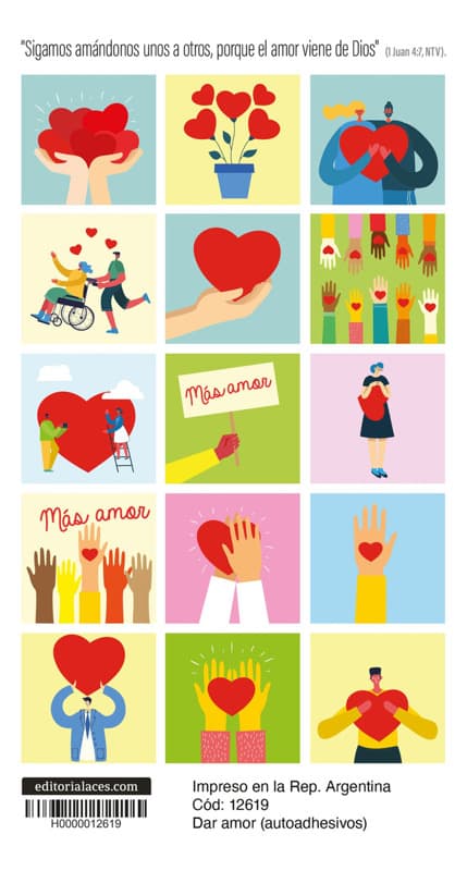 Autoadhesivos: Dar amor