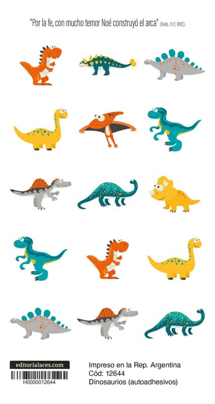 Autoadhesivos: Dinosaurios