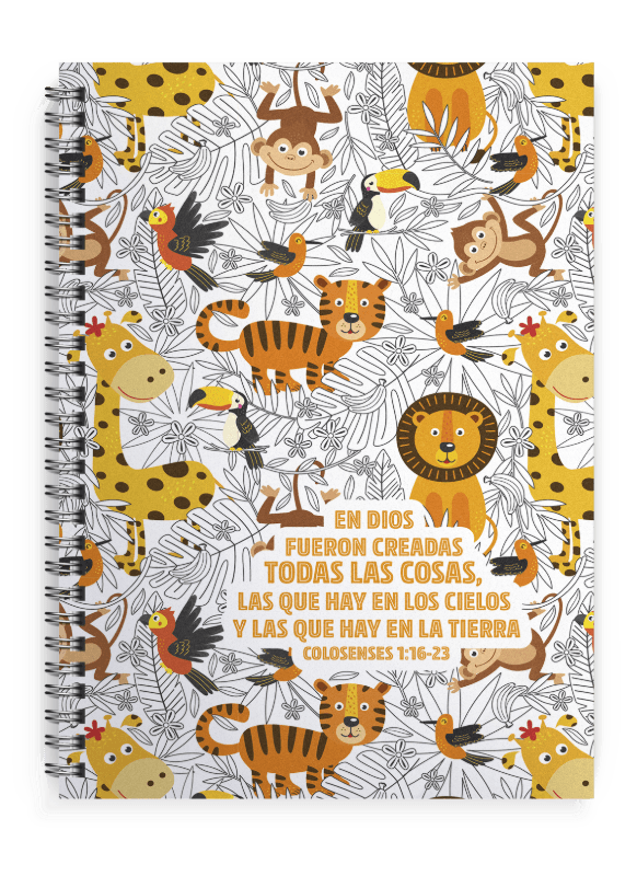 Cuaderno con versículo – Animales