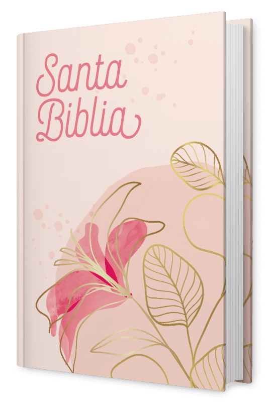Biblia NRV 2000 ACT - Lirio rosa
