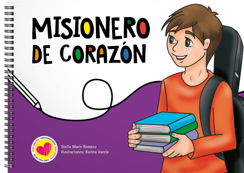 Serie corazón: Misionero (para pintar) 2ed.
