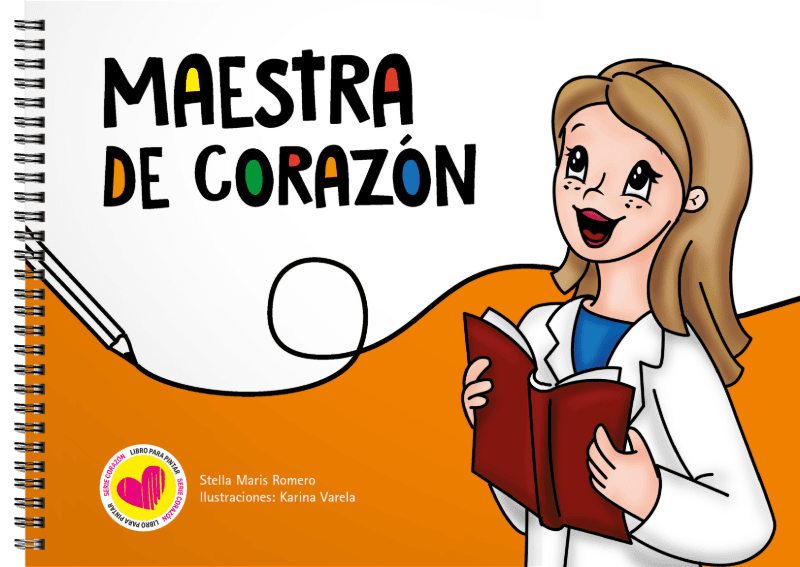 Serie corazón: Maestra (para pintar) 2ed.