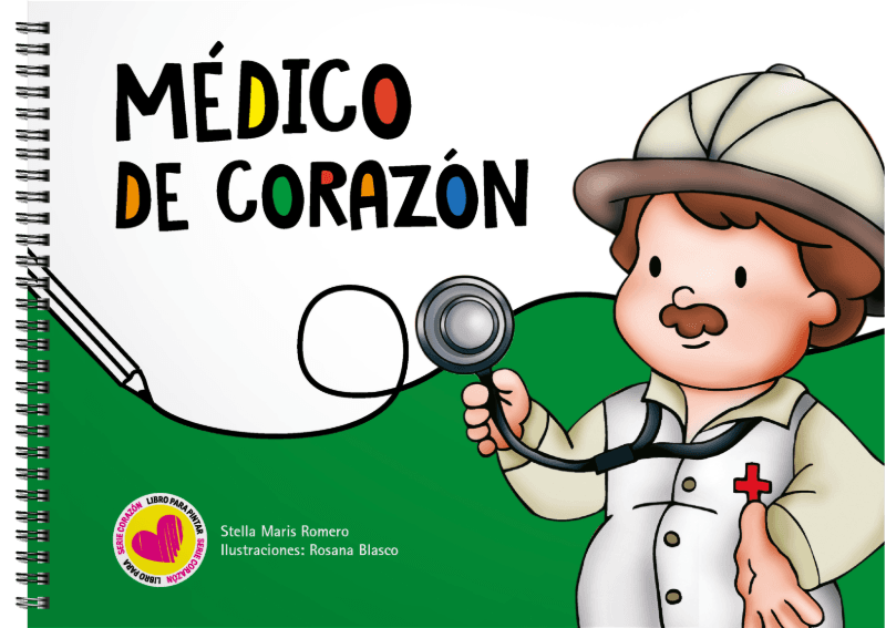 Serie corazón: Médico (para pintar) 2ed.