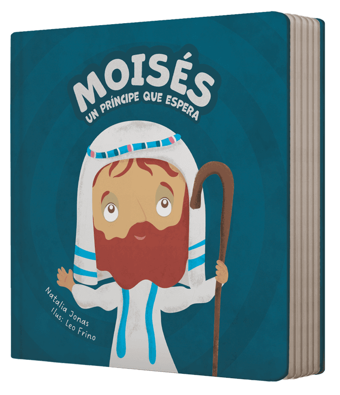 Libro cartón: Serie personajes - Moisés