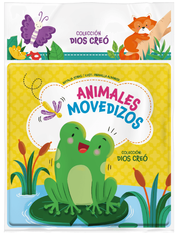 Libro plástico: Dios creó - Animales movedizos