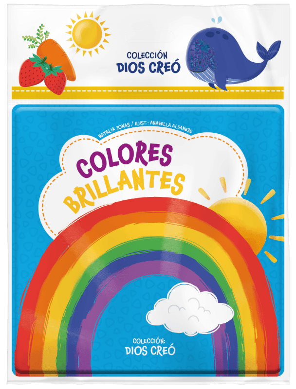 Libro plástico: Dios creó - Colores brillantes