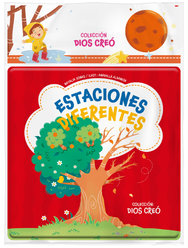 Libro plástico: Dios creó - Estaciones diferentes