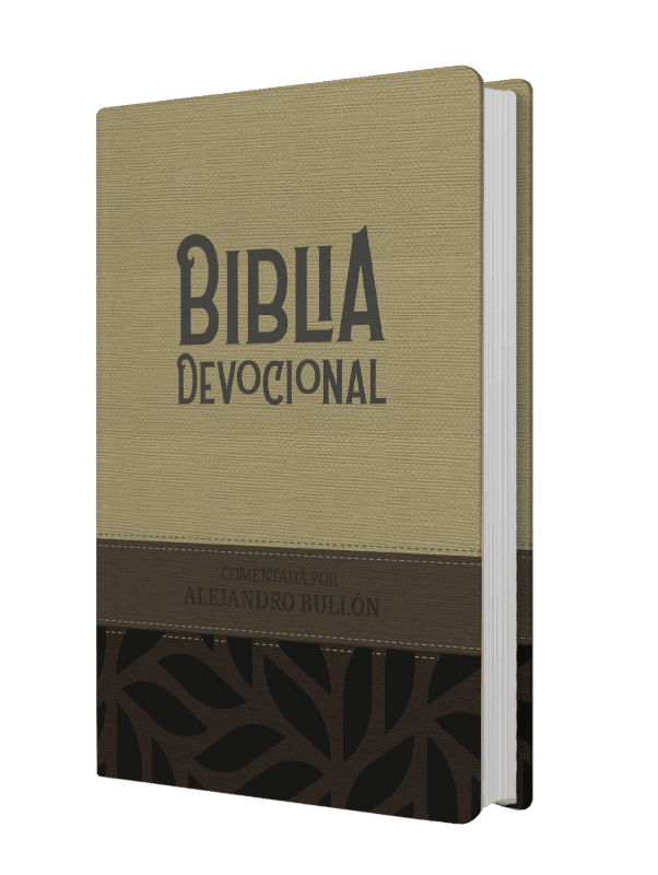 Biblia devocional (comentada por A. Bullón) - Degradé marrón