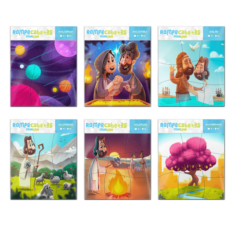 SERIE - Rompecabezas imantado (x 6)